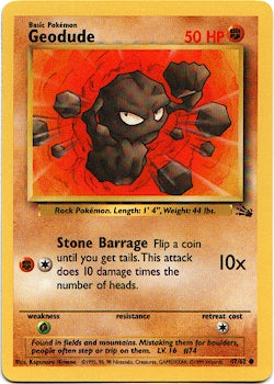 1999 Fossil Set Pokmon Cards (NM/Mint) - Singles From The Classic Pokmon  TCG Expansion