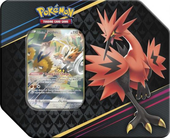 Crown Zenith Galarian Zapdos Tin (Pokemon) Pokemon Sealed Product