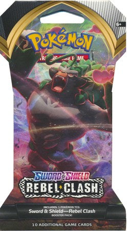 Sword & Shield Rebel Clash Sleeved Booster Pack (Pokemon) Pokemon Seal PokeOrder.com Sword & Shield Rebel Clash Sleeved Booster Pack (Pokemon) Pokemon Seal PokeOrder.com