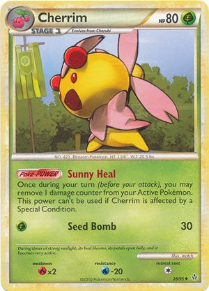 Pokemon Card HS Unleashed Single Card Uncommon Cherrim 28/95