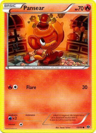pokemon pansear card Pansear : B&W - NEXT DESTINIES 15/99