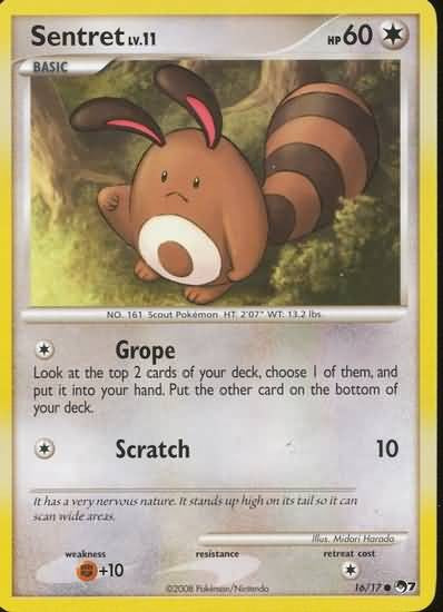 Pokemon Sentret 16/17 Common Promo Single Card