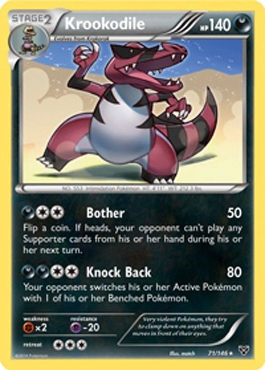 krookodile pokemon card price Krookodile 71/146