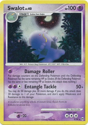 Pokemon Platinum Arceus Single Card Holofoil Rare Swalot 9/99