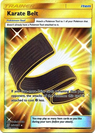 Karate Belt - 252/236 - Secret Rare Sun & Moon: Unified Minds