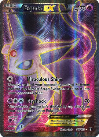 espeon ex pokemon card value Espeon EX 117/122 FULL ART