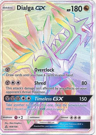 Dialga GX 164/156 Hyper Rare - Pokemon Ultra Prism