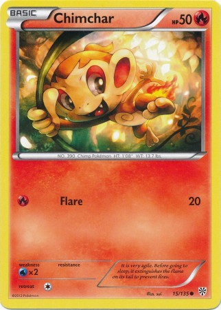 Chimchar 15/135 - Pokemon Plasma Storm Common Card