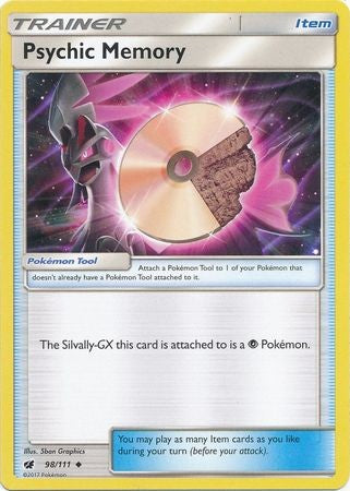 Psychic Memory 98/111 Uncommon - Pokemon Crimson Invasion Card