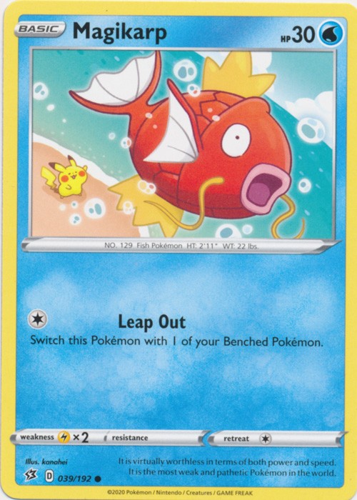 Magikarp - 039/192 Pokemon » SWSH Rebel Clash Common
