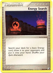 Pokemon EX Unseen Forces Common Card - Energy Search 94/115