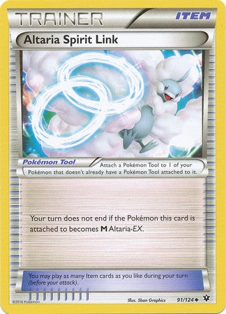 Altaria Spirit Link 91/124 Uncommon - Pokemon XY Fates Collide Card