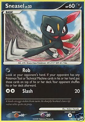 Pokemon Legends Awakened Common Card - Sneasel 120/146