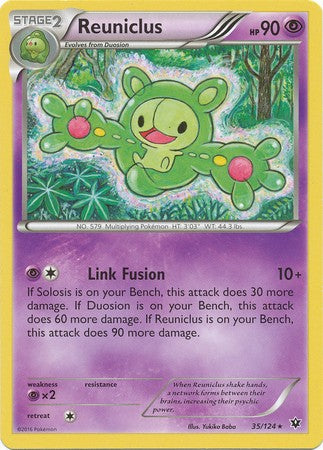 Reuniclus 35/124 Rare - Pokemon XY Fates Collide Card