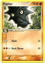 Pokemon EX Unseen Forces Common Card - Pupitar 70/115
