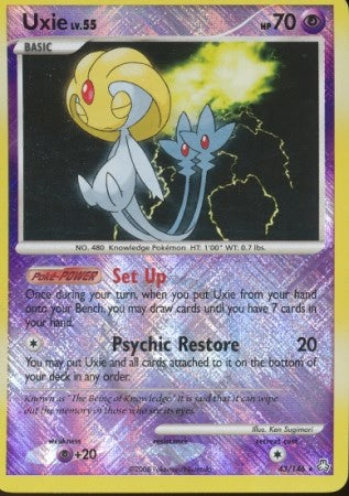 Pokemon Legends Awakened League Promo Card - Uxie 43/146