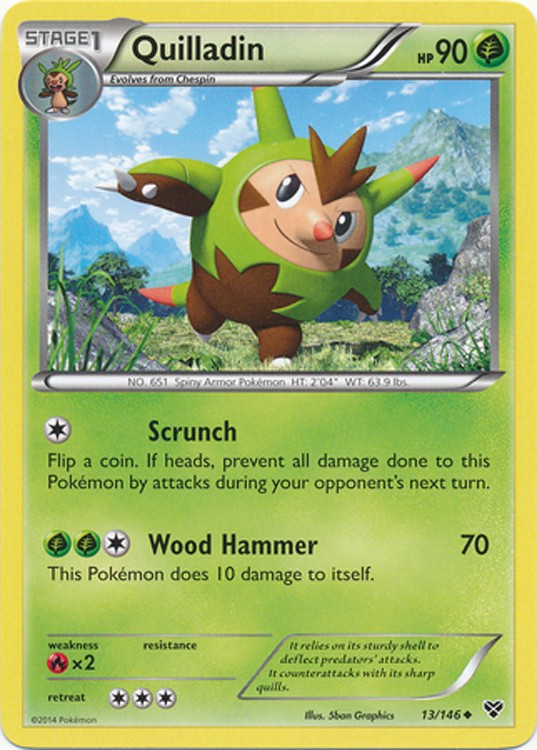 Quilladin 13/146 - Pokemon XY Uncommon Card