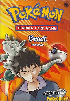Pokemon Cards Gym Heroes 'Brock' Deck