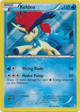 Keldeo 47/149 - Pokemon Boundaries Crossed Holo Rare Card PokeOrder.com Keldeo 47/149 - Pokemon Boundaries Crossed Holo Rare Card PokeOrder.com