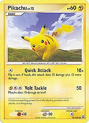 Pokemon Diamond and Pearl Majestic Dawn- Pikachu(Common)