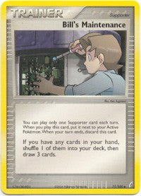 Pokemon EX Crystal Guardians - Bill's Maintenance