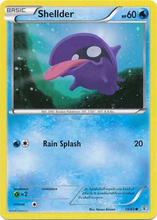 Shellder 19/83 Common - Pokemon Generations Card