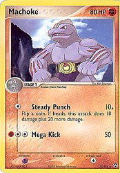 Pokemon EX Power Keepers Uncommon Card - Machoke 33/108