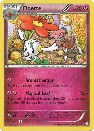 Floette 102/162 Uncommon - Pokemon XY Break Through Card