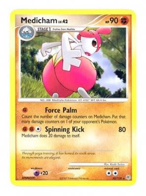 Pokemon Diamond & Pearl Rare Card - Medicham 32/130