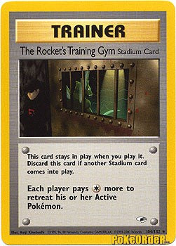 Pokemon Gym Heroes Rare Card