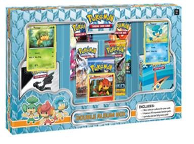 Pokemon Double Album Box (5 Packs - 3 promo cards - 2 Mini Binders)