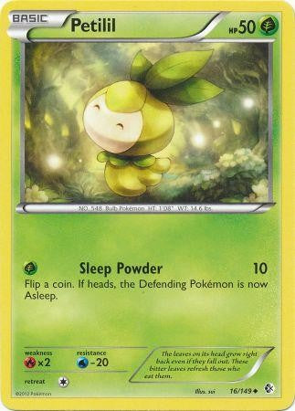 Petilil 16/149 - Pokemon Boundaries Crossed Uncommon Card