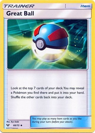 Great Ball - 60/73 - Uncommon Sun & Moon: Shining Legends
