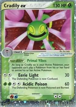 Pokemon EX Magma vs Aqua Ultra Rare Card - Cradily ex 90/95