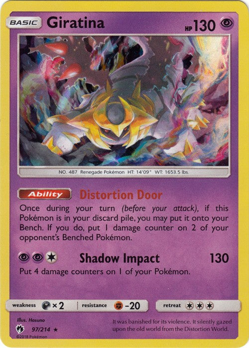 Giratina - 97/214 Pokemon » SM Lost Thunder HR