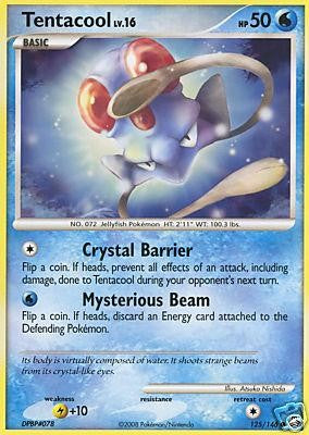 Pokemon Legends Awakened Common Card - Tentacool 125/146 Pokemon Legends Awakened Common Card - Tentacool 125/146