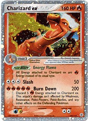 Pokemon Fire Red & Leaf Green Ultra Rare Card - Charizard ex 105/112