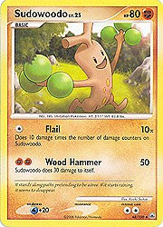 Pokemon Diamond and Pearl Majestic Dawn- Sudowoodo(Uncommon)