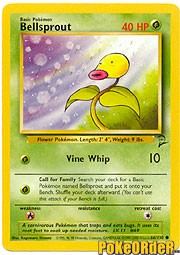Pokemon Base Set 2 Common Card - Bellsprout 66/130