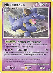 Pokemon Diamond & Pearl Mysterious Treasures- Nidoqueen
