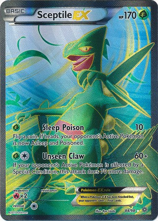 Sceptile EX 84/98 ULTRA RARE - Pokemon XY Ancient Origins Card