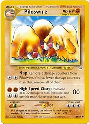 Neo Revelation - Piloswine Card