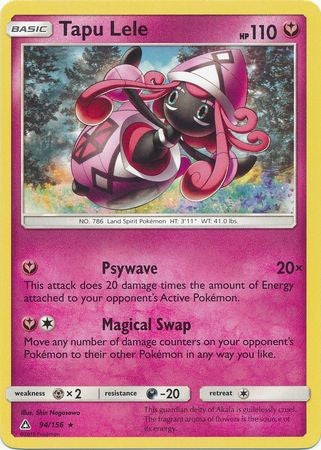 Tapu Lele 94/156 Rare - Pokemon Ultra Prism