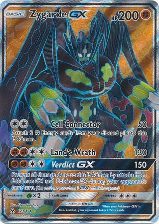 Zygarde GX 123/131 Full Art - Pokemon Sun & Moon Forbidden Light Card