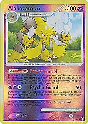 Pokemon Diamond & Pearl Mysterious Tresures - Alakazam (Reverse Holofoil)
