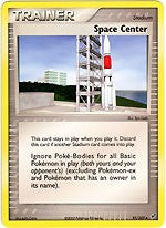 Pokemon EX Deoxys Uncommon Card - Space Center 91/107