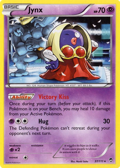 Jynx 37/111 - Pokemon XY Furious Fists Card