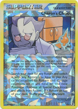 Pokemon Platinum Rising Rivals Single Card Holofoil Rare Charon's Choice RT6