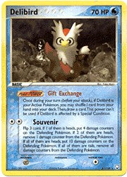 Pokemon EX Team Rocket Returns Rare Delibird #21 Pokemon EX Team Rocket Returns Rare Delibird #21