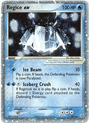 Pokemon EX Emerald Ultra Rare Card - Regice ex 98/106